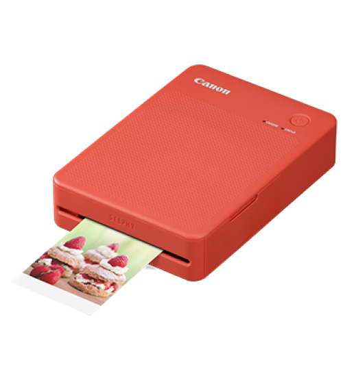 Canon SELPHY QX20 Compact Photo Printer (Terracota Red)